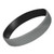 Silver/Black - Color Coat Wristbands