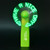 Green - 800mah Rechargeable Illuminated Handheld Mini LED Fan
