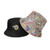 Light Gray Branded - Sublimated Reversible Bucket Hat