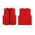 Red - 2 Pocket Uniform Volunteer Vest w/ Zipper