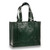 Hunter Green - 110 GSM Non-Woven Laminated W/ Gusset Tote Bag (15.75" X 12.5" X 6.25")