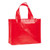 Red - 110 GSM Non-Woven Laminated W/ Gusset Tote Bag (15.75" X 12.5" X 6.25")