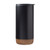 Black - 16 Oz. Stainless Steel Travel Mugs W/ Cork Bottom