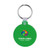 Green Logo - Round Shaped Silicone Keychain