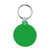 Green Blank - Round Shaped Silicone Keychain
