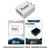Standard 4x6 - White - 4 Port USB Charging Block 2