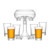 Shot Dispenser and Drinking Glass Set