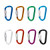 Aluminum Carabiner With Silver Screw Lock