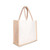 Tan Blank - Jute Cotton Tote w/ Jute Webbing Handle