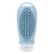 Light Blue - Silicone Massage Bath Brush Scrubber&Dispenser Bottles