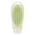 Green - Silicone Massage Bath Brush Scrubber&Dispenser Bottles