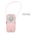 Pink - 2" 1 Multifunction Foldable Fan with Power Bank