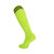Fluorescent Green/ Black Stripes - Sports Knee High Socks Calf Compression Athletic Socks for Adult and Youth