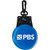 Blue/Black Logo - Reflector/Flasher