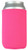 Neon Pink Blank - Neoprene Collapsible Coolie