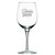 Clear Logo - 12 Oz. Wine Glass (Screen Printed)