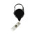 Black - Black No Twist Carabiner Badge Reel