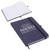 Navy Blue Logo - Twill Heathered Journal