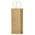 Natural Kraft Paper Wine Bag for One Bottle