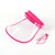 Pink Blank - Reusable Adjustable Face Shield Sun Visor Hat