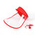 Red Blank - Reusable Adjustable Face Shield Sun Visor Hat