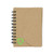 Yellow - Eco-friendly Mini Spiral Divided Composition Notebook