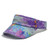 Sublimation Poly Twill Sun Visor W/ Sandwich Bill, Hook & Loop Closure