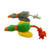 Squeaker for pets-Wild goose with rope