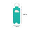 Portable Keychain Lipstick Storage Bag