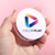 White Logo - Kelly Compact Mirror