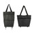 Black - Collapsible Wheeled Shopping Cart