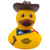Cowboy Rubber Duck