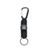 Black - Key Chain Rope w/Compass