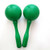 Green - Round Shaped Maracas Musical Instruments
