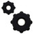 Black - Gear Push Pop Spinner