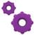 Purple - Gear Push Pop Spinner