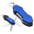 Blue Blank - 6-In-1 Carabiner Tool Set