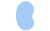 Blue Blank - 4" Econo Compressed Kidney Sponge