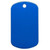Blue Blank - Aluminum Anodized Dog Tag Keychain