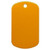 Gold Blank - Aluminum Anodized Dog Tag Keychain