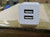 White Blank - Dual USB Charger w/ETL Certification