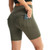 Women's Fitness High Waist Yoga Shorts Sports Tights Short Pants W/Two Pockets