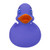 Translucent Purple Blank - Color Changing Rubber Duck