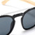 Sunglasses w/Bamboo Temples (5 5/8" x 1 5/8")