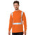 Class 2 USA-Made Poly-Cotton Safety Long Sleeve T-Shirt with Pocket
