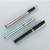 Matte Frosted Barrel Gel Pen with Cap Silicone Grip