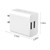 Additional Product View - UL Listed Dual Port USB Wall Charger (2 Sided Imprint)
