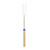 One Piece Telescoping Stainless Steel Roasting Stick Skewers