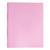 Pink Blank - Plastic Two Pocket Folder