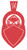 Red - Bird Visor